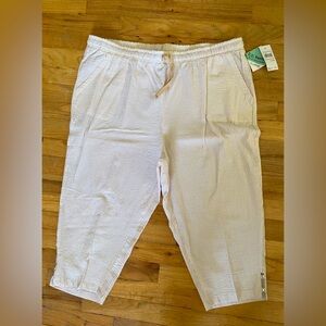 NWT CATHY DANIELS WOMANS CAPRI’S
X LARGE